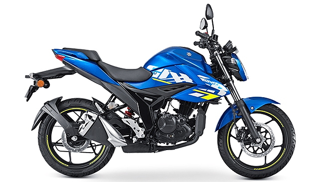 Suzuki Gixxer Metallic Triton Blue